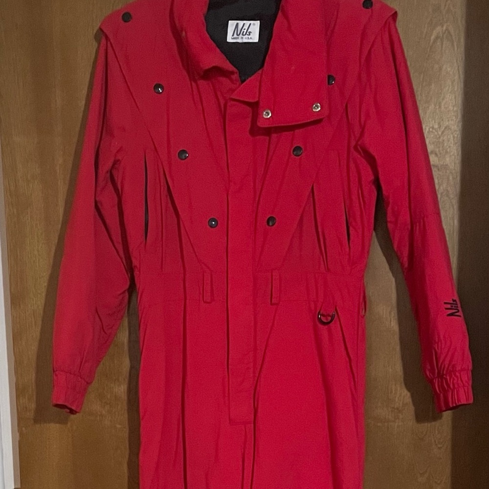 NILS vintage Red ski jumper